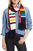 Women's Pendleton National Park Script Scarf, Size - White
