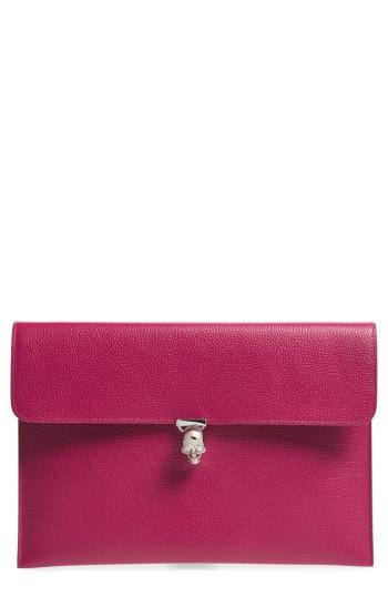 Alexander Mcqueen Calfskin Clutch -