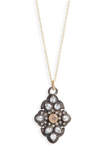 Women's Armenta Old World Diamond Pave Pendant Necklace