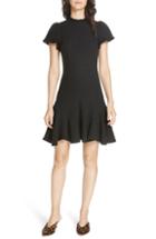 Women's Rebecca Taylor Tweed Short Sleeve Mini Dress