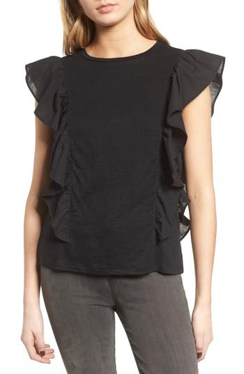 Women's Chelsea28 Ruffle Linen Tee
