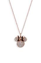 Women's Disney Minnie Crystal Pave Pendant Necklace
