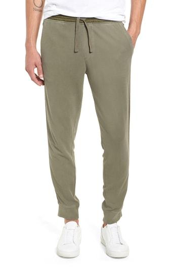 Men's Atm Anthony Thomas Melillo Chroma Wash Fit Pique Pants, Size Small - Green