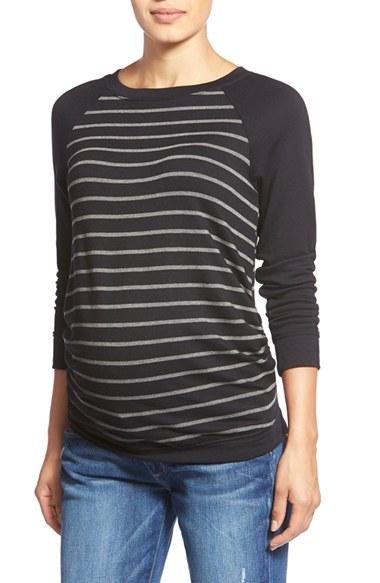 Women's Tart Maternity 'katrina' Striped Maternity Sweatshirt