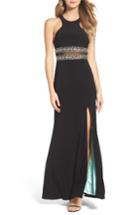 Women's Blondie Nites Embellished Racerback Gown