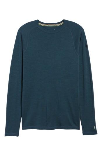 Men's Smartwool Long Sleeve Thermal T-shirt - Green
