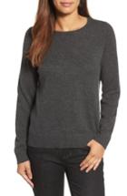 Women's Eileen Fisher Cashmere Sweater, Size - Black