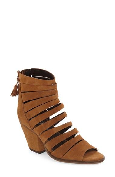 Women's Free People 'cayman' Strappy Sandal -6.5us / 36eu - Brown