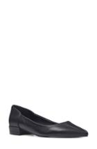 Women's Nine West Fautif Pointy Toe Flat M - Black