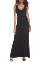 Women's Fraiche By J Open Back Maxi Dress - Black