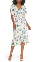 Women's Chelsea28 Tie Front V-neck Dress - Pink