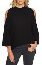 Women's 1.state Cold Shoulder Top, Size - Black