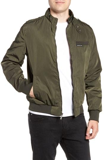 Men's Members Only Iconic Racer Jacket - Green