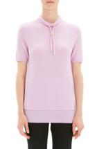 Women's Theory Drawstring Mock Neck Sweater, Size - Pink