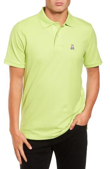 Men's Psycho Bunny Classic Pique Polo (s) - Yellow