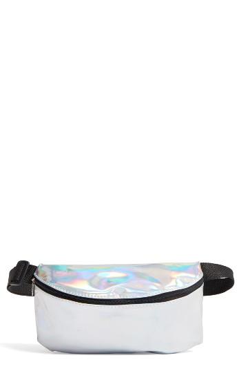 Amici Accessories Metallic Belt Bag - Grey
