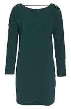 Women's Felicity & Coco Lace-up Sleeve Shift Dress - Green
