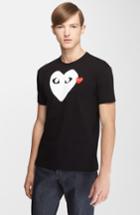 Men's Comme Des Garcons Play X-ray Heart Logo T-shirt - Black