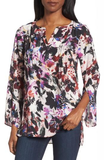Women's Chaus Garden Eclipse Pintuck Blouse - Pink