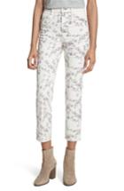 Women's Rag & Bone/jean Ellie Crop Cigarette Leg Jeans - White