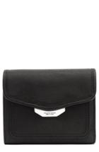 Women's Rag & Bone Field Leather French Wallet - Black