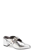 Women's Cecelia New York Brandon Mule .5 M - Metallic