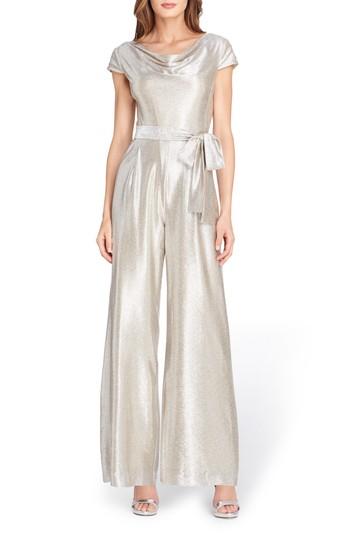 Women's Tahari Metallic Jumpsuit