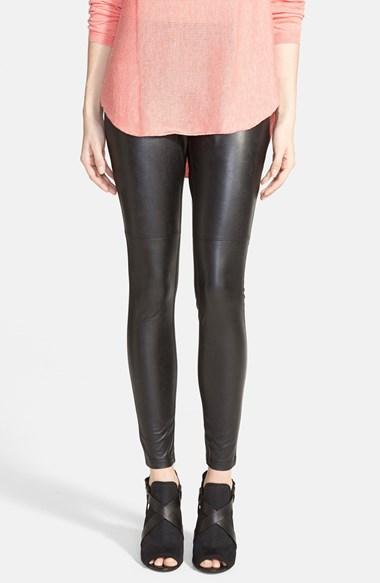 Women's Hue Faux Leather Leggings