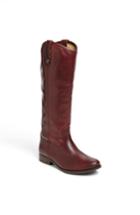 Women's Frye 'melissa Button' Boot .5 Ext Calf M - Red