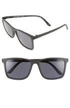 Women's Le Specs 'master Tamers' 56mm Sunglasses - Matte Black