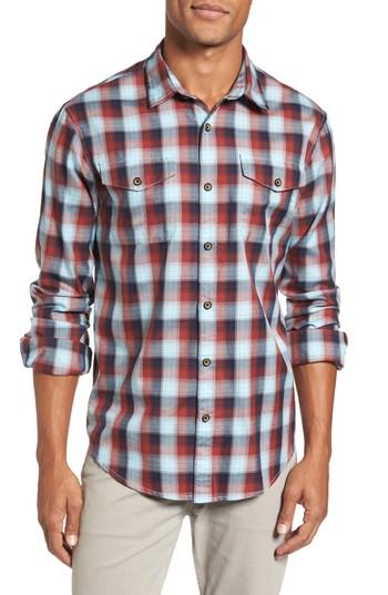 Men's Coastaoro Redford Check Flannel Shirt - Blue