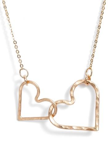 Women's Nashelle Interlocking Hearts Necklace