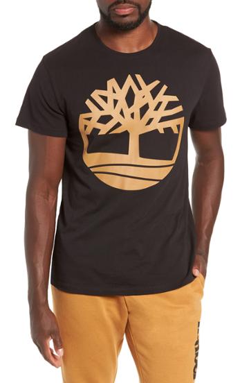 Men's Timberland Core Logo T-shirt - Black