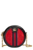 Gucci Mini Ophidia Round Shoulder Bag - Red
