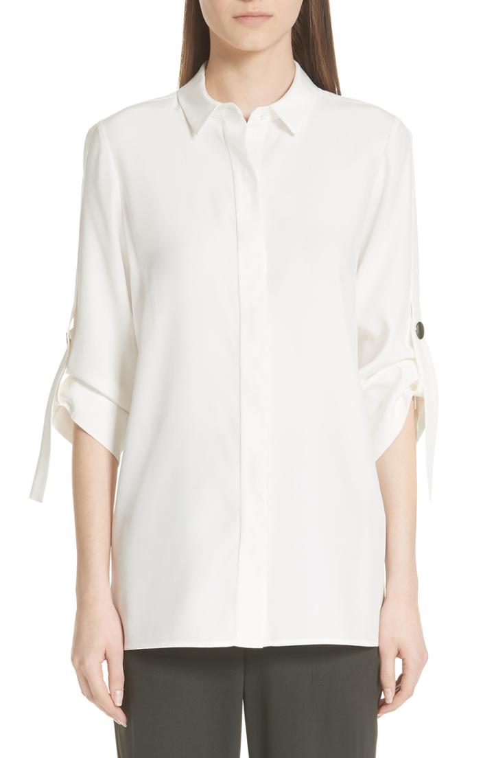 Women's Lafayette 148 New York Jeslyn Silk Blouse