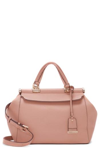 Vince Camuto Carla Leather Satchel - Beige