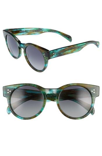Women's Salt 51mm Polarized Cat Eye Sunglasses - Tropical Flower