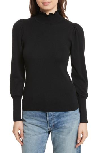 Women's La Vie Rebecca Taylor Cozy Turtleneck Sweater - Black