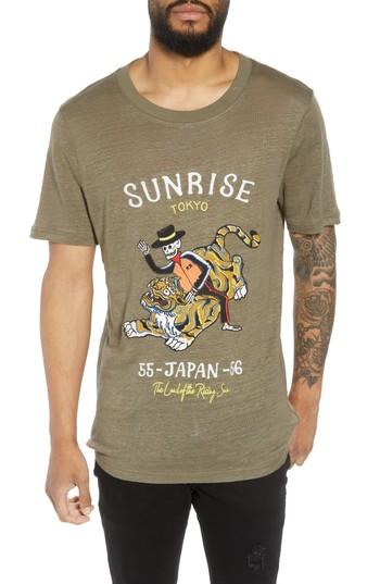 Men's The Kooples Crewneck T-shirt - Beige