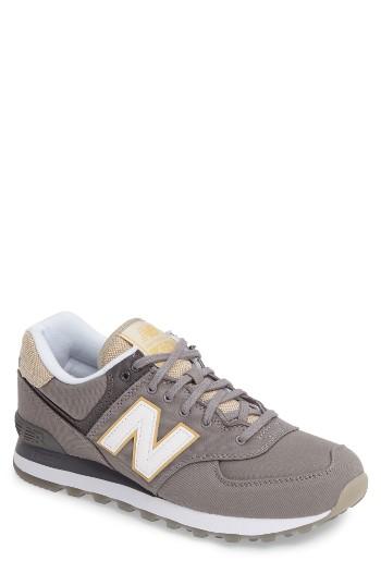Men's New Balance 574 Retro Surf Sneaker D - Grey