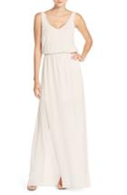 Women's Show Me Your Mumu Kendall Soft V-back A-line Gown X-large - Beige