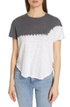 Women's Atm Anthony Thomas Melillo Dip Dye Tee - Grey
