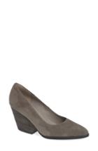 Women's Eileen Fisher 'hawk' Block Heel Pump .5 M - Grey