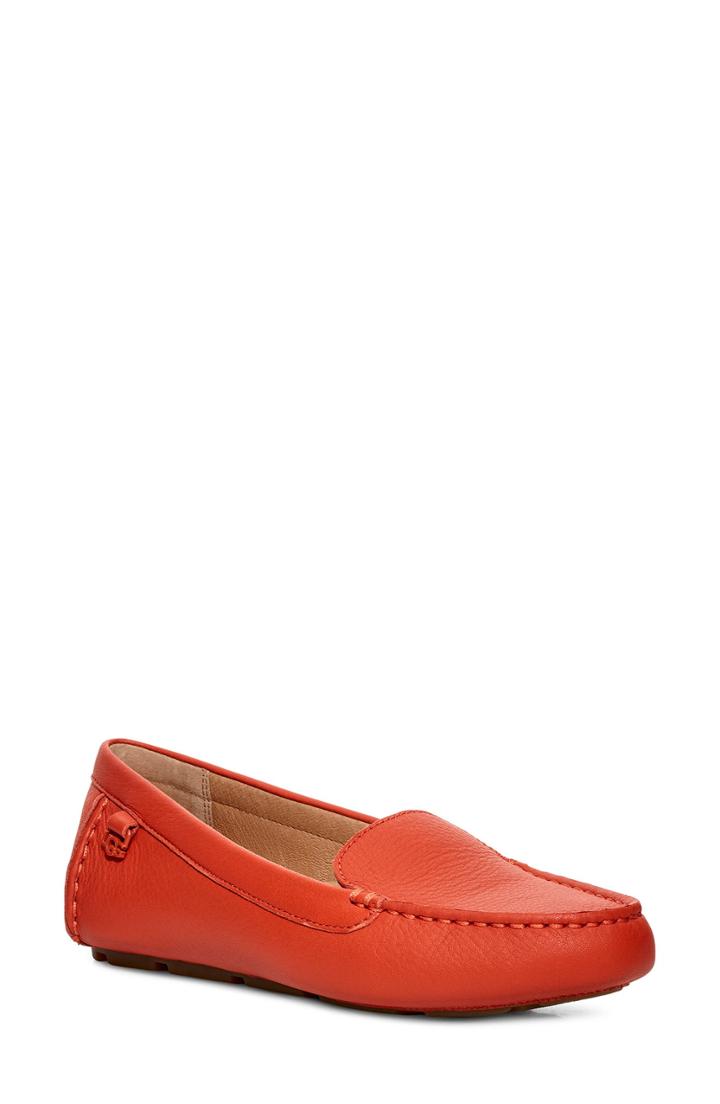 Women's Ugg Flores Driving Loafer .5 - Brown