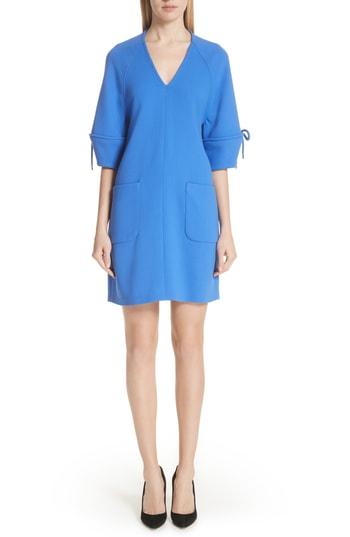 Women's Lela Rose Bow Sleeve Tunic Dress - Blue