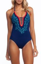 Women's La Blanca Leaf It One-piece Swimsuit