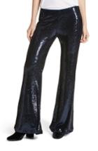 Women's Free People The Minx Sequin Flare Pants - Blue
