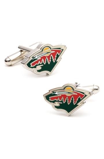 Men's Cufflinks, Inc. Minnesota Wild Cuff Links