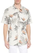Men's Jack O'neill Paradise Regular Fit Short Sleeve Sport Shirt - White