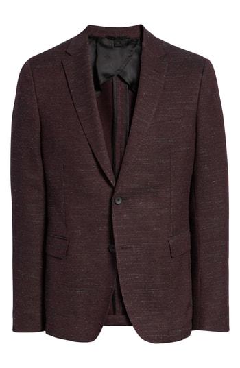 Men's Boss Nobis Trim Fit Wool Blend Blazer R - Red